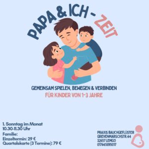 Papa & Ich – Zeit für uns (von 0-3 Jahre)